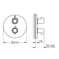 Vannas / Dušas maisītājs Grohe Grohtherm Special iebūvējams, hromēts  29095000