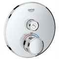 Dušas maisītājs GROHE Grohtherm SmartControl ar termostatu Iebūvējams, SmartControl, StarLight Hromēta apdare 29118000