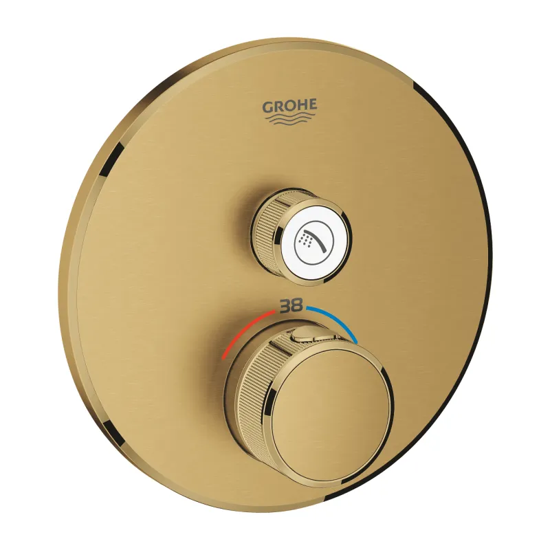 Vannas / Dušas maisītājs Grohe Grohtherm SmartControl iebūvējams, brushed Cool Sunrise  29118GN0