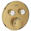 Dušas maisītājs GROHE Grohtherm SmartControl ar termostatu Iebūvējams, SmartControl, Long-Life apdare Brushed Cool Sunrise 29119GN0