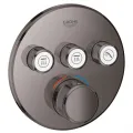 Dušas maisītājs GROHE Grohtherm SmartControl ar termostatu Iebūvējams, SmartControl, Long-Life apdare Hard Graphite 29121A00