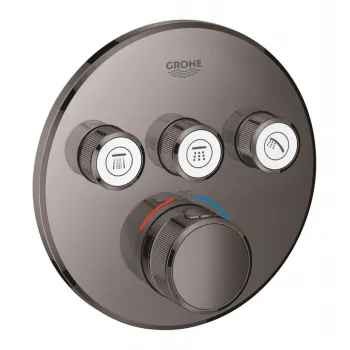 Dušas maisītājs GROHE Grohtherm SmartControl ar termostatu Iebūvējams, SmartControl, Long-Life apdare Hard Graphite 29121A00