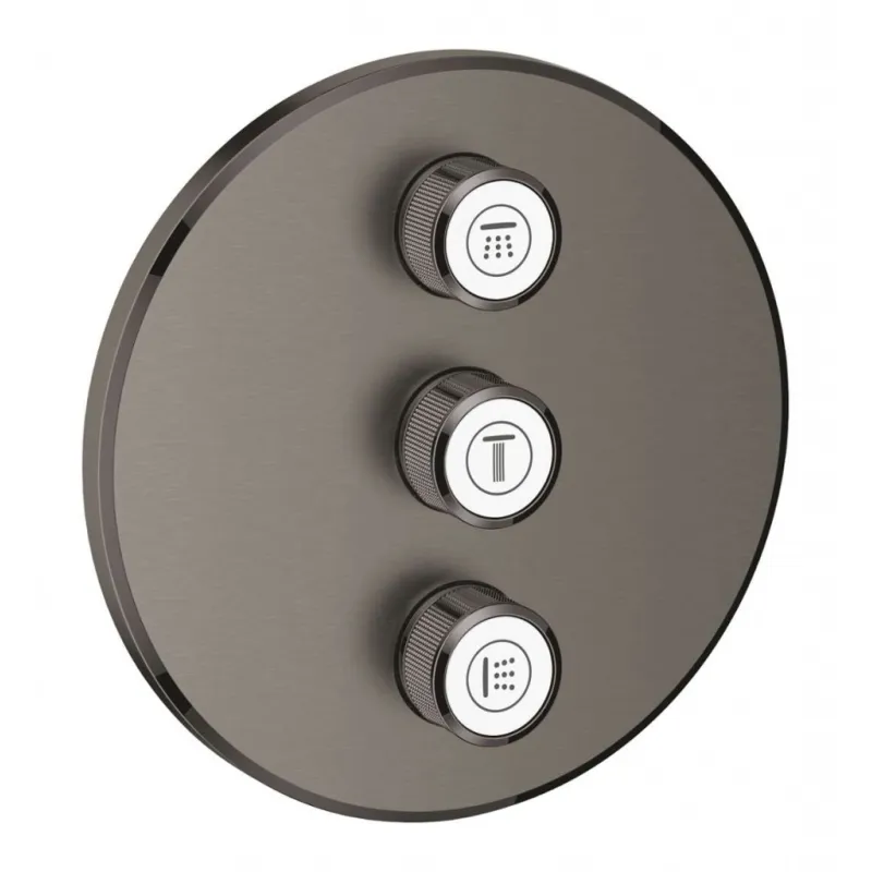 Dušas maisītājs GROHE Grohtherm SmartControl Iebūvējams, FastFixation/QuickFix, Brushed Hard Graphite 29122AL0