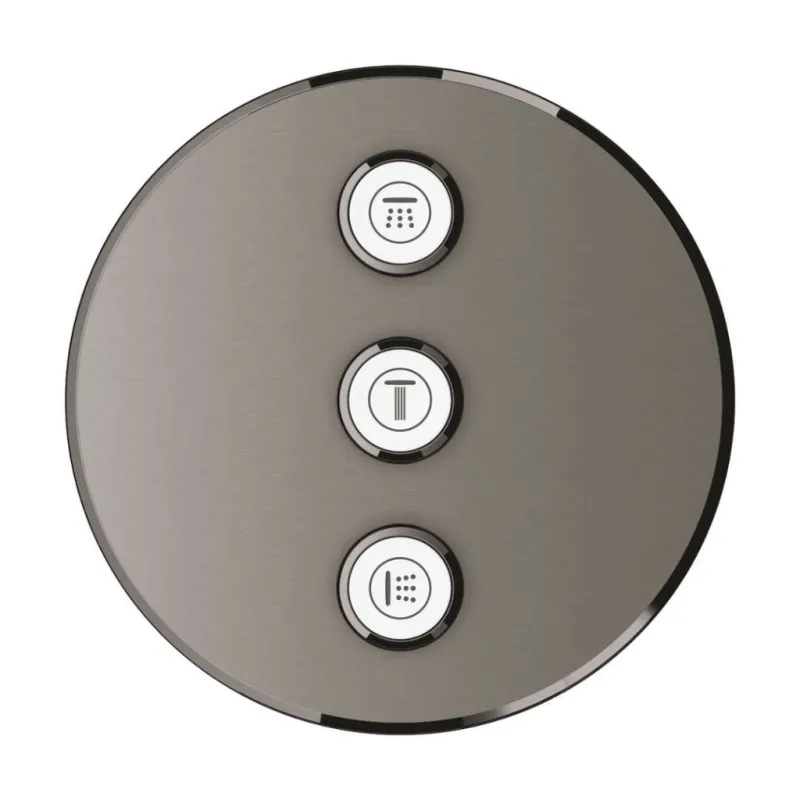 Dušas maisītājs GROHE Grohtherm SmartControl Iebūvējams, FastFixation/QuickFix, Brushed Hard Graphite 29122AL0