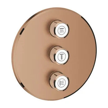 Dušas maisītājs GROHE Grohtherm SmartControl Iebūvējams, FastFixation/QuickFix, Long-Life apdare PVD Brushed Warm Sunset 29122DL0