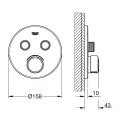 Vannas / Dušas maisītājs Grohe SmartControl iebūvējams 2 izvadi, hromēts  29145000