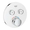 Vannas / Dušas maisītājs Grohe Grohtherm SmartControl iebūvējams 2 izvadi, moon white  29151LS0