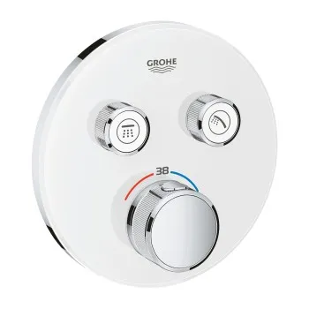 Vannas / Dušas maisītājs Grohe Grohtherm SmartControl iebūvējams 2 izvadi, moon white  29151LS0