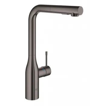 Virtuves maisītājs GROHE Essence izvelkamu galvu PVD apdare hard graphite 30270A00