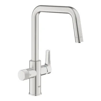 Virtuves izlietnes maisītājs Grohe Blue Pure Eurosmart ar filtru, supersteel 30583DC0