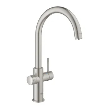 Virtuves maisītājs Grohe Blue Home ar filtru, Supersteel 31455DC1