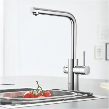 Virtuves maisītājs Grohe Blue Home L ar filtru izvelkams Hromēts 31539000