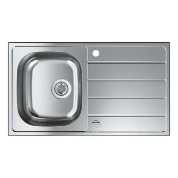 Virtuves izlietne Grohe K200 86x50cm Whisper izolācija, StarLight satīna apdare, pulēts nerūsējošais tērauds 31552SD1