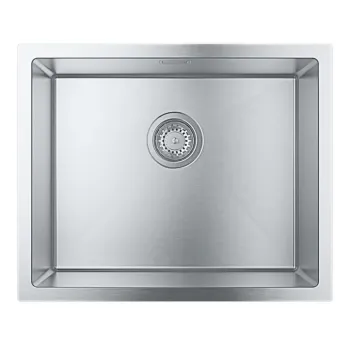 Virtuves izlietne Grohe K700 55x45cm Whisper izolācija,  StarLight satīna apdare, pulēts nerūsējošais tērauds 31726SD0