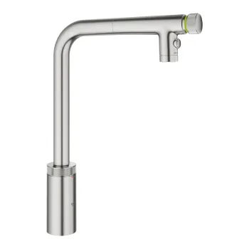 Virtuves maisītājs Grohe Minta SmartControl ar sensoru Supersteel 31889DC0