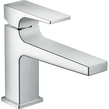Vannas istabas izlietnes maisītājs Hansgrohe Metropol 100 CoolStart ar push-open izplūdi 32503000 Hromēts