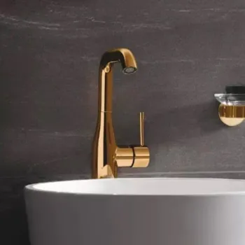 Vannas istabas Izlietnes maisītājs Grohe Essence ar pop up vārstu, Cool Sunrise 32628GL1