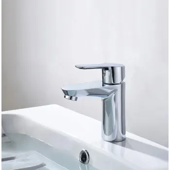 Vannas istabas Izlietnes maisītājs Grohe BauEdge S-Size ar poop up vārstu, hromēts 32819000