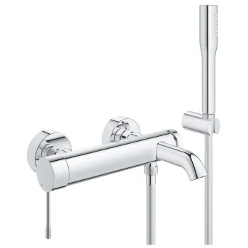 Vannas / Dušas maisītājs Grohe Essence ar dušas vadu un klausuli Hromēts 33628001