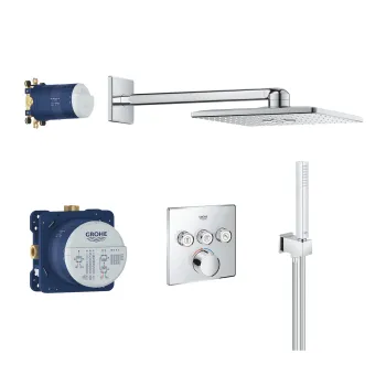 Dušas sistēma Grohe SmartControl Perfect Iebūvējams Hromēts 34712000 Dušas sistēma Grohe SmartControl Perfect Iebūvējams Hromēts 34712000