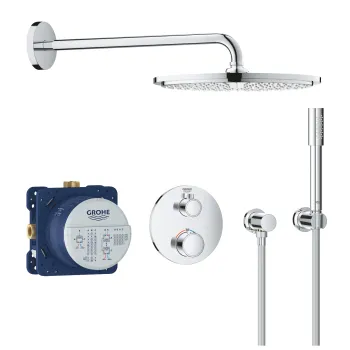 Dušas sistēma Grohe Grohtherm Perfect Cosmopolitan 310 iebūvējams Hromēts 34731000 Dušas sistēma Grohe Grohtherm Perfect Cosmopolitan 310 iebūvējams Hromēts 34731000