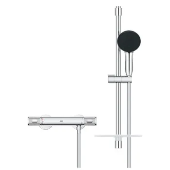 Dušas sistēma Grohe Precision Flow ar Termostatu Hromēta 34791001 Dušas sistēma Grohe Precision Flow ar Termostatu Hromēta 34791001