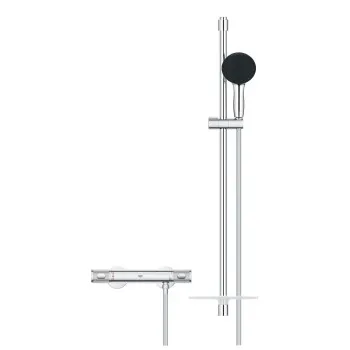 Dušas sistēma Grohe Precision Feel ar Termostatu Hromēts 34853001 Dušas sistēma Grohe Precision Feel ar Termostatu Hromēts 34853001