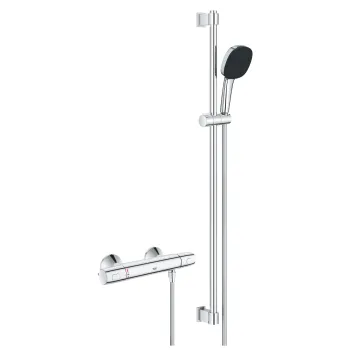 Dušas sistēma Grohe Precision Trend ar Termostatu Hromēts 34855003 Dušas sistēma Grohe Precision Trend ar Termostatu Hromēts 34855003