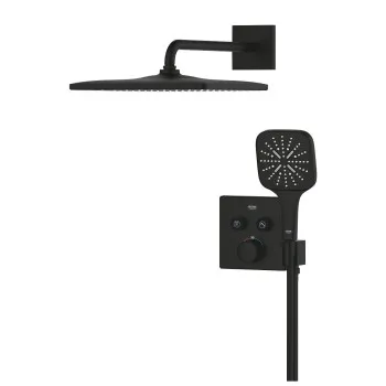 Dušas sistēma Grohe Grohtherm SmartControl  310 Cube iebūvējams Phantom black 34865KF0 Dušas sistēma Grohe Grohtherm SmartControl  310 Cube iebūvējams Phantom black 34865KF0