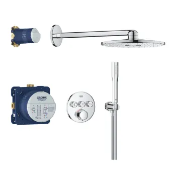 Dušas sistēma Grohe Precision SmartControl + Vitalio SmartActive 310 iebūvējams Hromēts 34874000 Dušas sistēma Grohe Precision SmartControl + Vitalio SmartActive 310 iebūvējams Hromēts 34874000
