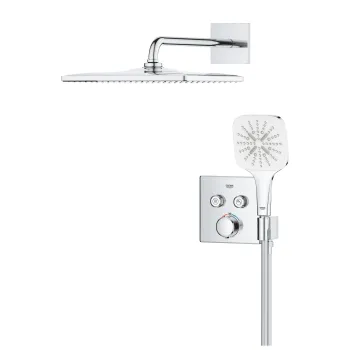 Dušas sistēma Grohe Precision SmartControl 310 Cube Iebūvējama Hromēta 34876000 Dušas sistēma Grohe Precision SmartControl 310 Cube Iebūvējama Hromēta 34876000