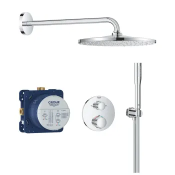 Dušas sistēma Grohe Precision Thermostat + Vitalio Rain Mono 310 Hromēts 34880000 Dušas sistēma Grohe Precision Thermostat + Vitalio Rain Mono 310 Hromēts 34880000