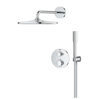 Dušas sistēma Grohe Precision Thermostat + Vitalio Rain Mono 310 Hromēts 34880000 Dušas sistēma Grohe Precision Thermostat + Vitalio Rain Mono 310 Hromēts 34880000