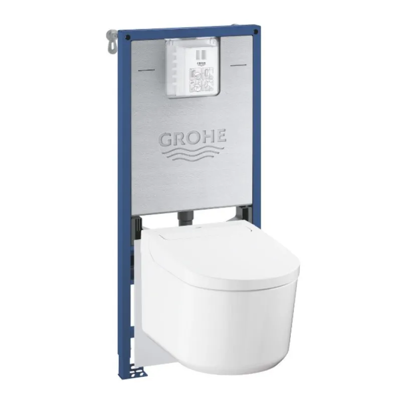 Tualetes poda ar bide komplekts Grohe Rapid SLX rāmis ar Sensia podu + bide funkciju,  Soft Close vāku 36509SH0
