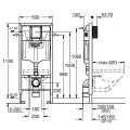 Iebūvējamais rāmis Grohe Rapid SL podam 38528001