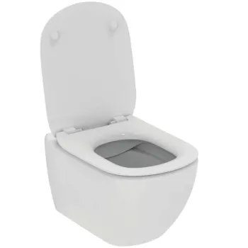Tualetes poda komplekts Grohe Rapid SL rāmis ar podu Ideal Standard TESI Rimless, hromētu pogu Scate Cosmo un Soft Close vāku
