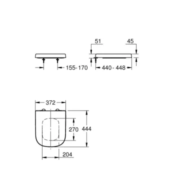 Poda vāks Grohe Euro Ceramic, Balts 39331002