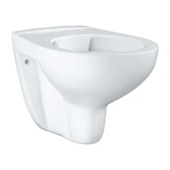 Tualetes poda komplekts Grohe Solido rāmis, Bau Ceramic Rimless pods, Hromēta poga un Soft Close vāku