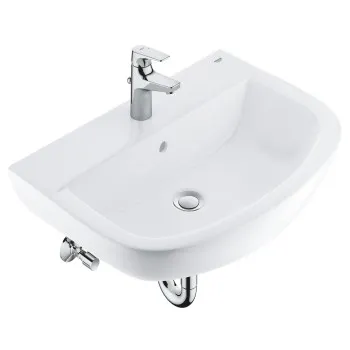 Komplekts maisītājs + izlietne Grohe Bau Ceramic + maisītājs Start Flow balts/hromēts 39472000