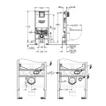 Iebūvējamais rāmis Grohe Rapid SLX Podam 39596000