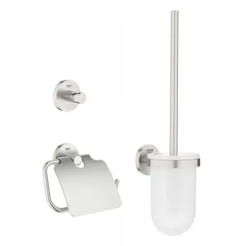 Aksesuāru komplekts Grohe Essentials, Supersteel  40407DC1