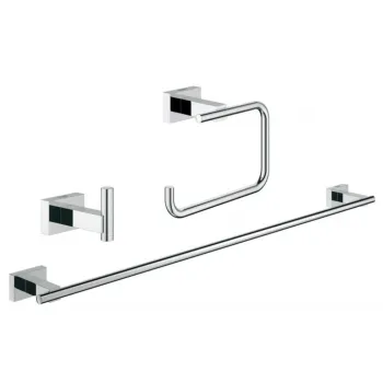 Aksesuāru komplekts Grohe Essentials Cube StarLight® apdare, Hromēts 40777001 Aksesuāru komplekts Grohe Essentials Cube StarLight® apdare, Hromēts 40777001