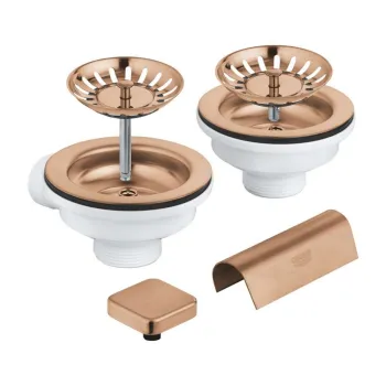 Izlietnes notekas komplekts Grohe,  birstēts Warm Sunset 40999DL0