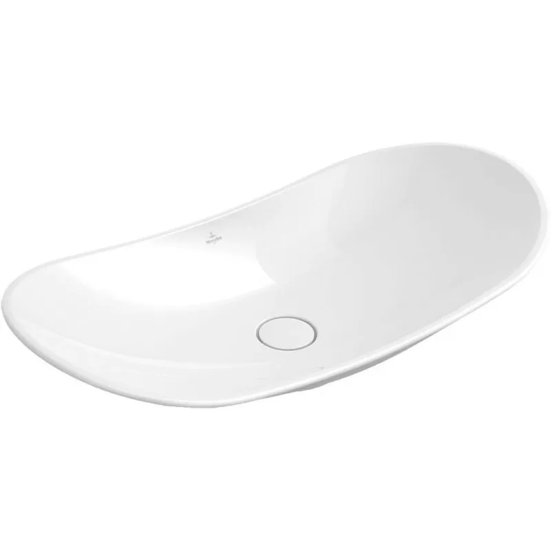 Vannas istabas izlietne Villeroy & Boch My Nature 81x41cm  uz virsmas, Balta