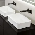 Vannas istabas izlietne Villeroy & Boch Finion 60x35cm uz virsmas, Balta