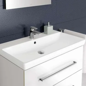 Vannas istabas izlietne Villeroy & Boch Avento  50x42cm ar CeramicPlus apdari, Balta 415680R1