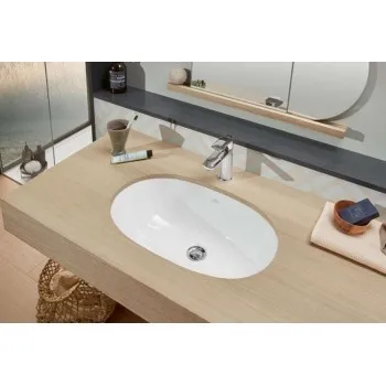 Vannas istabas izlietne Villeroy & Boch O.novo Ceramicplus 60x35cm pabūvējamā, Balta