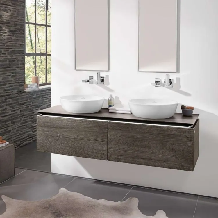 Vannas istabas izlietne Villeroy & Boch Artis CeramicPlus D43cm uz virsmas, Balta Vannas istabas izlietne Villeroy & Boch Artis CeramicPlus D43cm uz virsmas, Balta