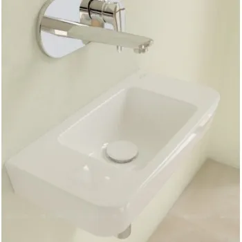Vannas istabas izlietne Villeroy & Boch O.novo Compact 50x25cm, AntiBac un CeramicPlus apdare, Balta 434253T2