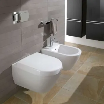 Piekaramais pods Villeroy & Boch Subway 2.0 DirectFlush, CeramicPlus, Rimfree bez vāka balts 4609R0R1